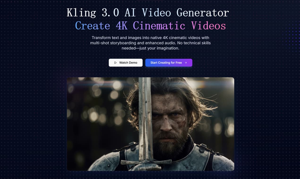 Kling 3.0 - Cover