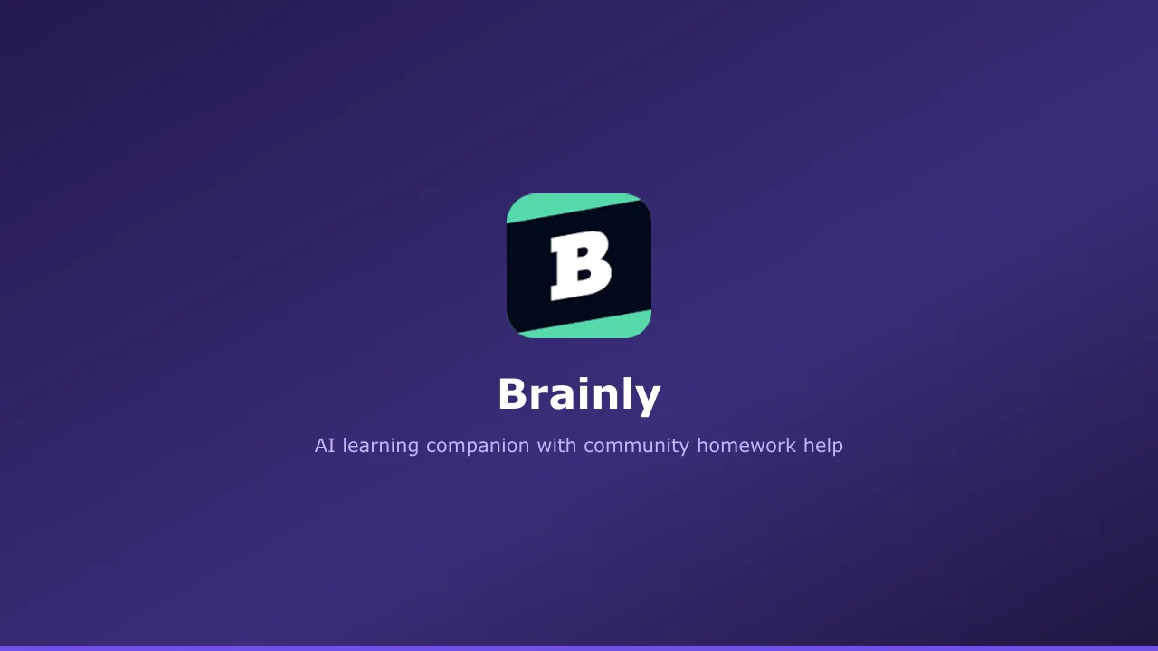 Brainly homepage hero