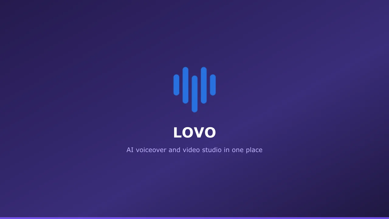 LOVO homepage hero