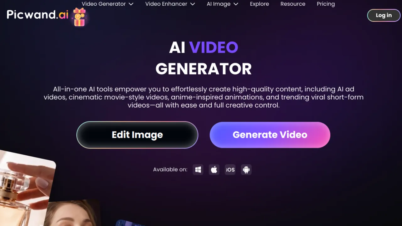 Picwand homepage hero
