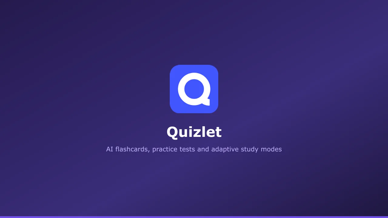 Quizlet homepage hero